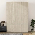 Door Wardrobe Closet - 47.2"W x 67.9"H, Hanging Rail, 7 Compartments, 33 lbs Capacity - Modern Bedroom Armoire