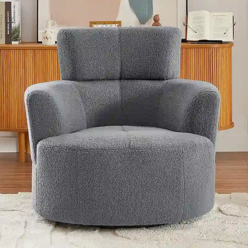 360Swivel Chair Upholstered Accent Barrel Chair