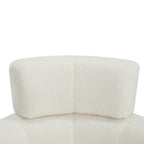 360° Swivel Accent Barrel Chair - Adjustable Headrest - Berber Fleece Upholstery - Ergonomic Design - Modern Living Room Chair
