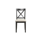 5-Piece Round Dining Table Set - Faux Marble Top, 4 Rubberwood Chairs, MDF Frame - Modern 41.7" Dining Set