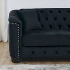 3-Seater Sofa | Nailhead Trim | Solid Wood Frame