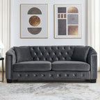 3-Seater Sofa | Nailhead Trim | Solid Wood Frame