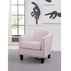 Grafton Home Giles Accent Chair with Nailhead Trim