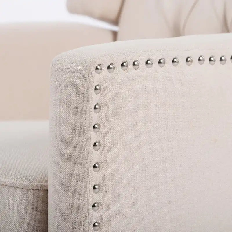 Manual Wing Chair Recliner - High Back, Solid Wood Frame, Spring Support, Chaise Longue Position - Classic Living Room Chair