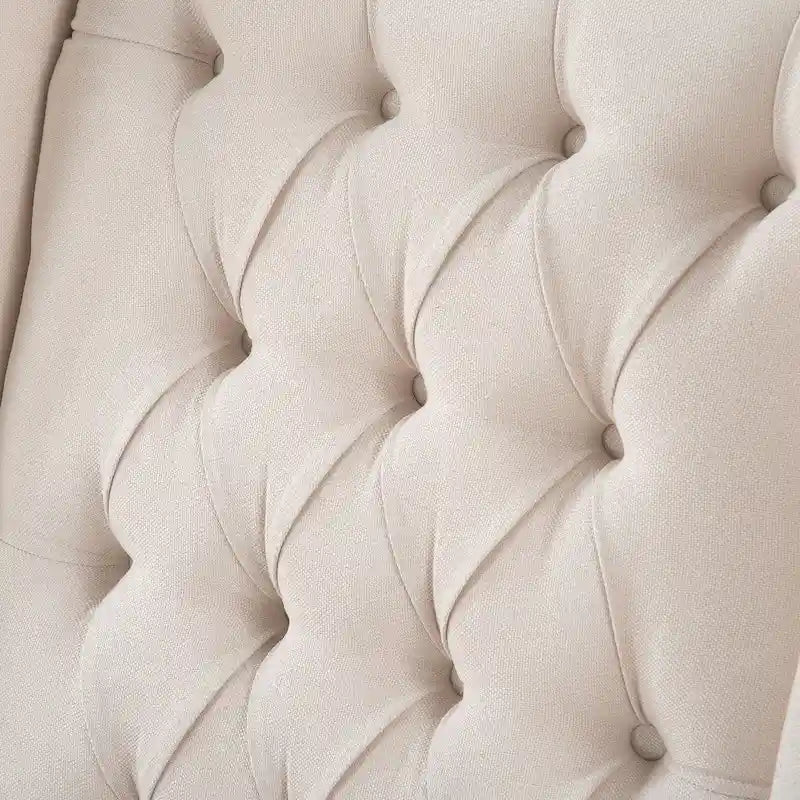 Manual Wing Chair Recliner - High Back, Solid Wood Frame, Spring Support, Chaise Longue Position - Classic Living Room Chair