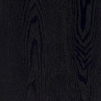 24" Round Side Table - Modern Farmhouse, MDF Wood-Look Top, Black Metal Frame (23.6" Dia x 22" H)