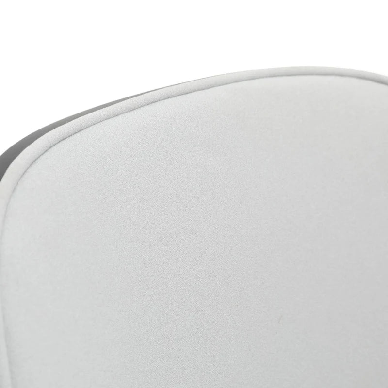 Upholstered Dining Side Chairs Set of 4 - Mid-Century Modern - Steel Frame - High-Density Foam - Velvet/PU Leather/Suede