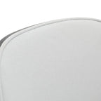 Upholstered Dining Side Chairs Set of 4 - Mid-Century Modern - Steel Frame - High-Density Foam - Velvet/PU Leather/Suede