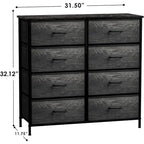 Dressers for Bedroom with 8 Drawers, Chest of Drawers for Bedroom