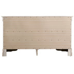 60" Bedroom Dresser with Dovetail Drawers - Wood Veneer Finish, Metal Glides (60W x 33H x 18D)