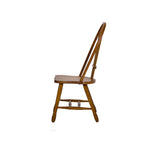 5-Piece Dining Set - Rustic Oak - Rectangular Table + 4 Sheaf Back Chairs - Rubberwood & Oak Veneer - 60"L x 36"W Table