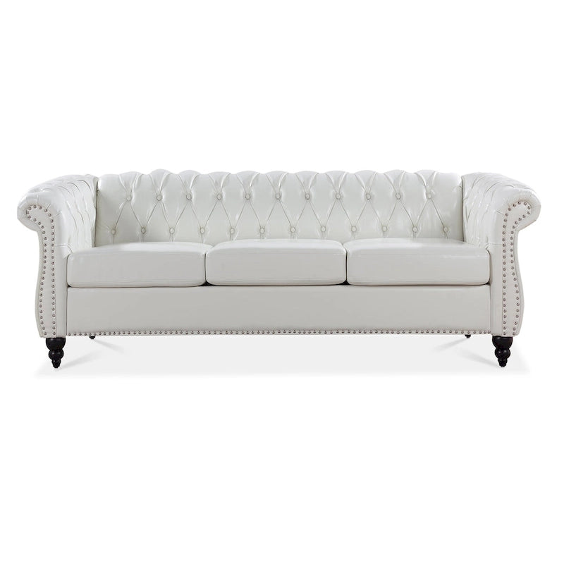 84 Rolled Arm 3 Seater Sofa