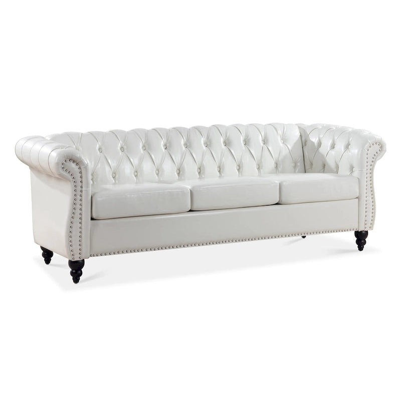 84 Rolled Arm 3 Seater Sofa