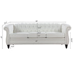 84 Rolled Arm 3 Seater Sofa