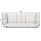 84 Rolled Arm 3 Seater Sofa