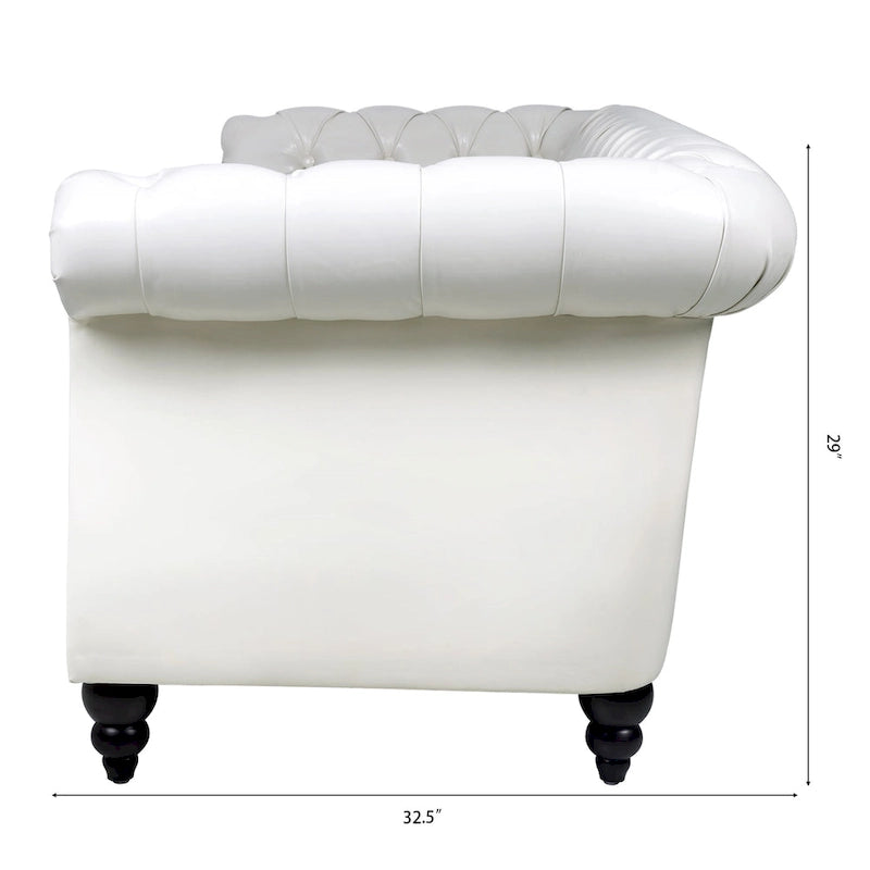 84 Rolled Arm 3 Seater Sofa