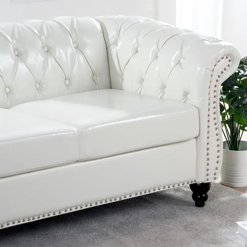 84 Rolled Arm 3 Seater Sofa