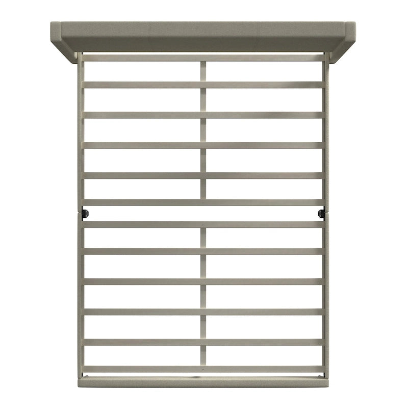 Upholstered Platform Bed Wingback Headboard Transitional Style No Box Spring Required