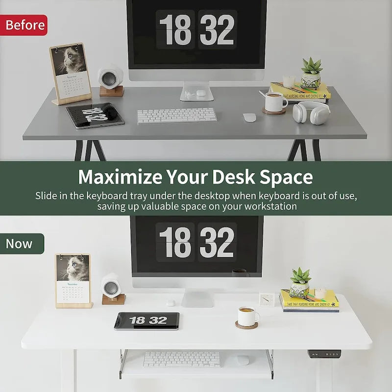 Home Office Furniture/Wood/Desk With Keyboard Tray/Desks