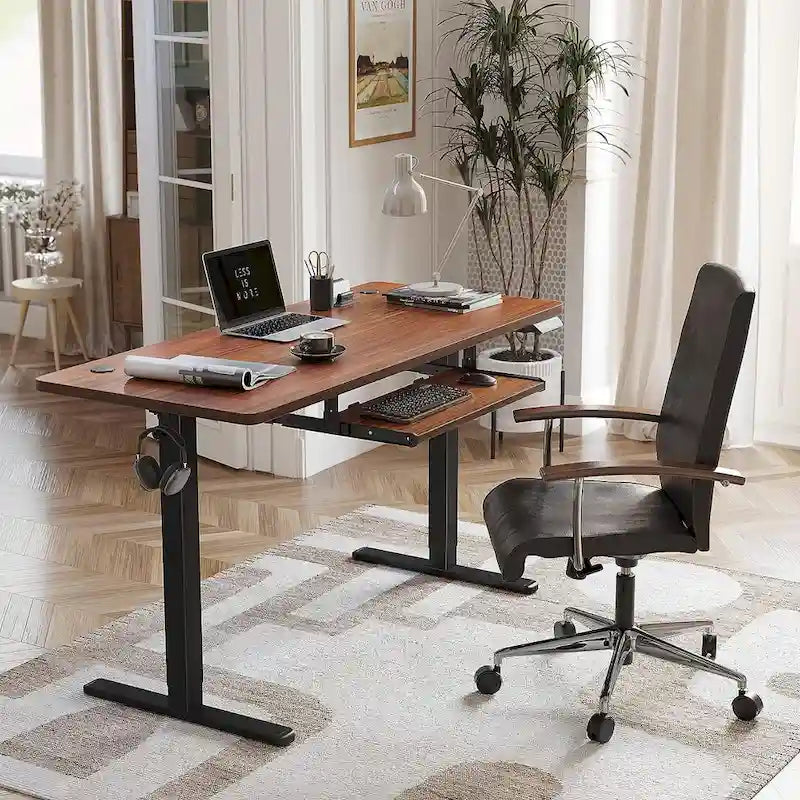 Home Office Furniture/Wood/Desk With Keyboard Tray/Desks