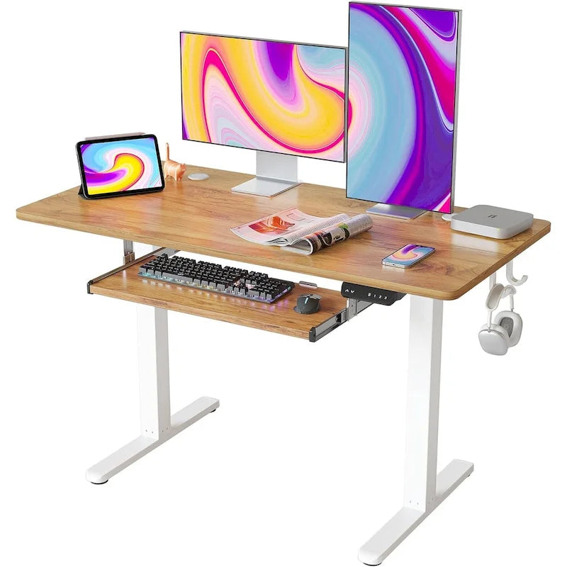 Home Office Furniture/Wood/Desk With Keyboard Tray/Desks