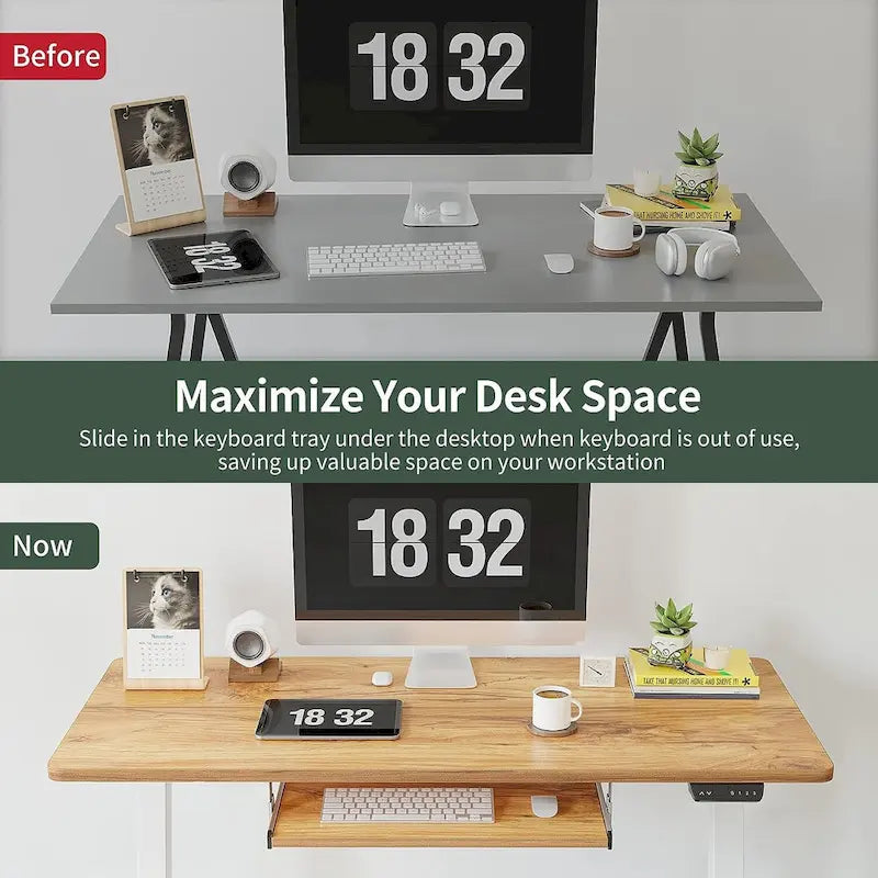 Home Office Furniture/Wood/Desk With Keyboard Tray/Desks