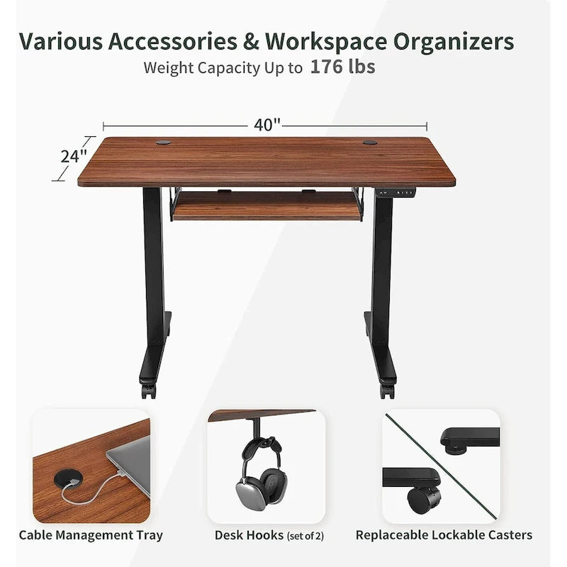Home Office Furniture/Wood/Desk With Keyboard Tray/Desks