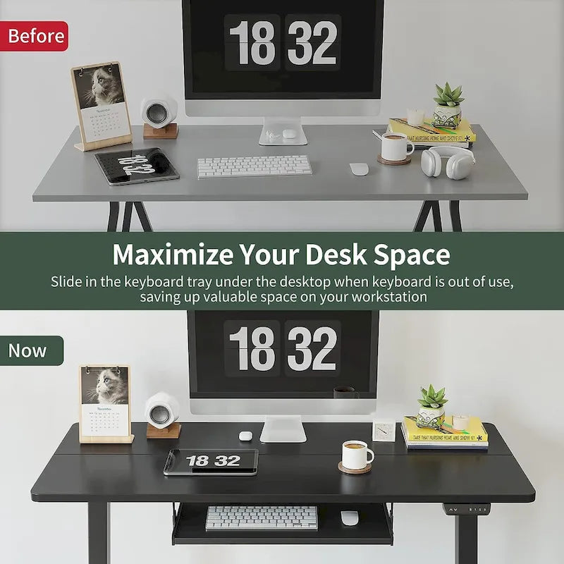 Home Office Furniture/Wood/Desk With Keyboard Tray/Desks