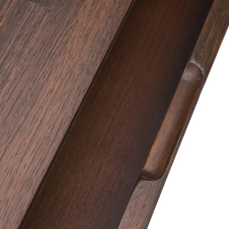 Modern Industrial 54 inch Wide Desk with Keyboard Tray and 2 Drawers - Solid Wood and Metal