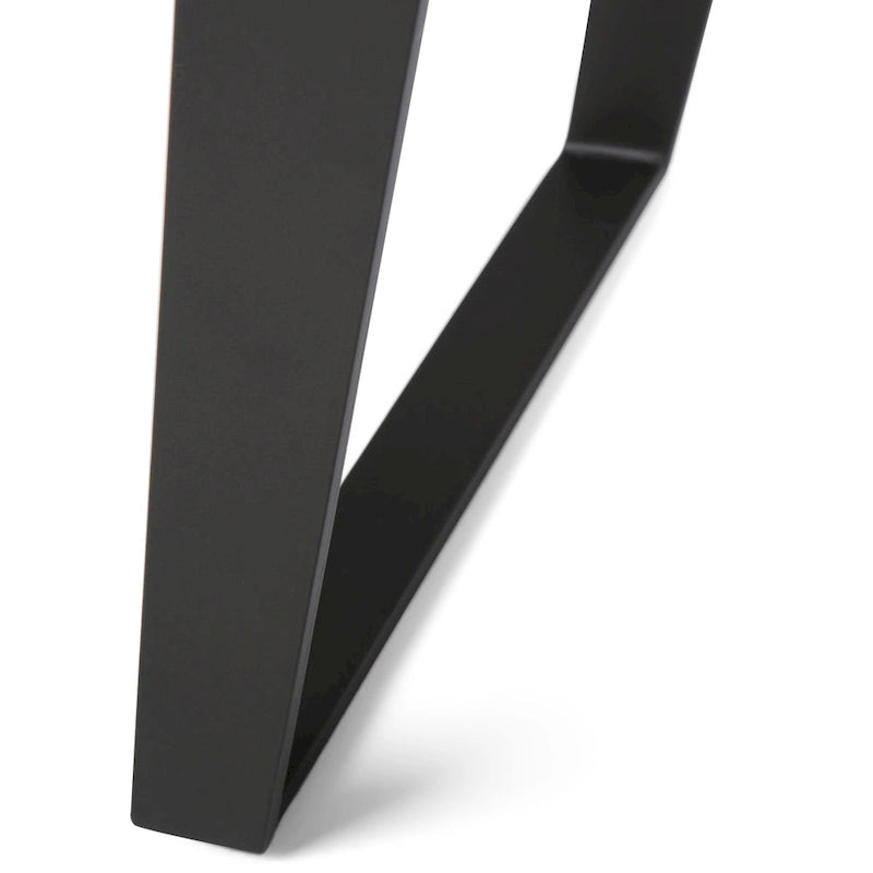 Modern Industrial 54 inch Wide Desk with Keyboard Tray and 2 Drawers - Solid Wood and Metal