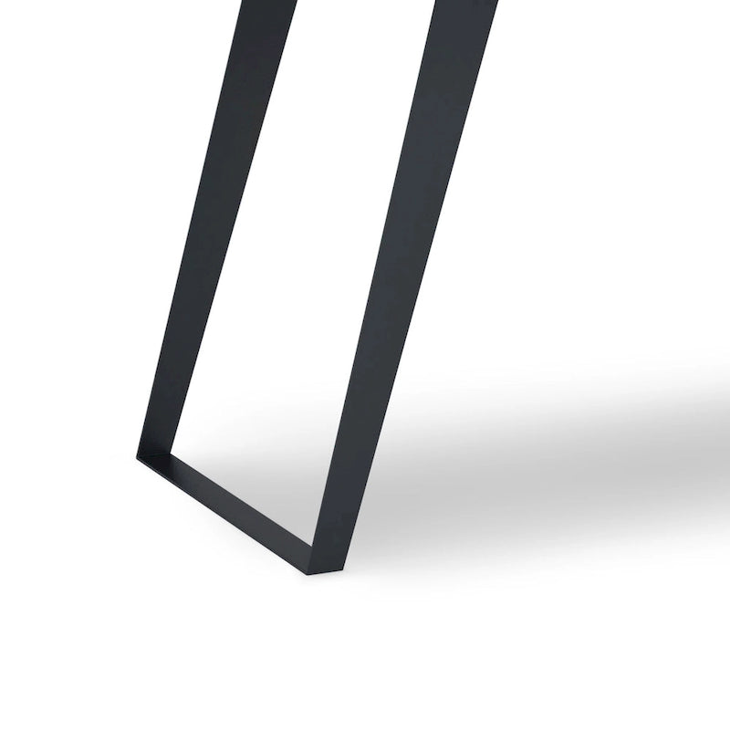 Modern Industrial 54 inch Wide Desk with Keyboard Tray and 2 Drawers - Solid Wood and Metal