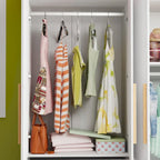 Wardrobe Armoire Freestanding Closet Clothes Storage Cabinet Organizer