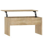 Lift Top Coffee Table with Hidden Storage - 31.5" Engineered Wood Accent Table - Modern Living Room Furniture