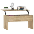 Lift Top Coffee Table with Hidden Storage - 31.5" Engineered Wood Accent Table - Modern Living Room Furniture