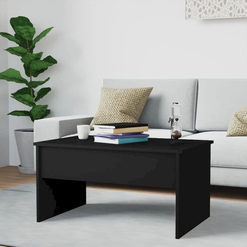 Lift Top Coffee Table with Hidden Storage - 31.5" Engineered Wood Accent Table - Modern Living Room Furniture
