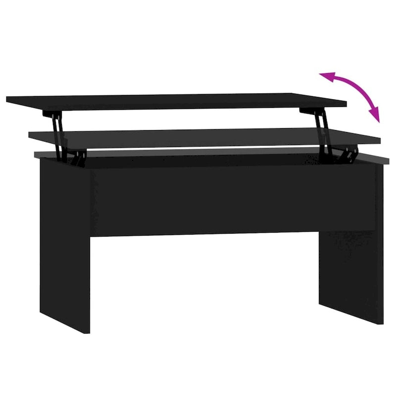 Lift Top Coffee Table with Hidden Storage - 31.5" Engineered Wood Accent Table - Modern Living Room Furniture
