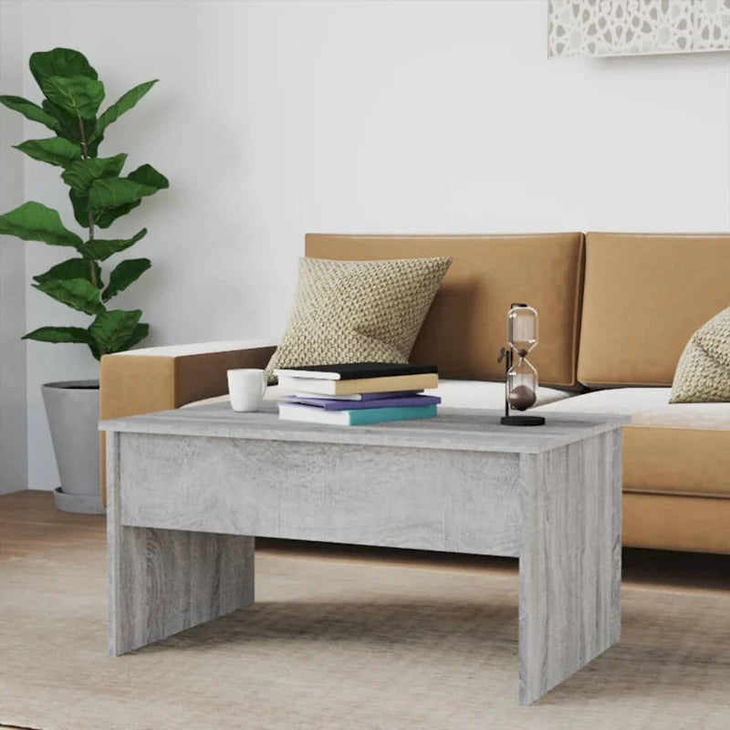 Lift Top Coffee Table with Hidden Storage - 31.5" Engineered Wood Accent Table - Modern Living Room Furniture