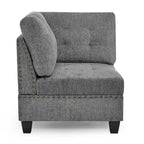 DIY Combination Modular Sectional Sofa, Gray