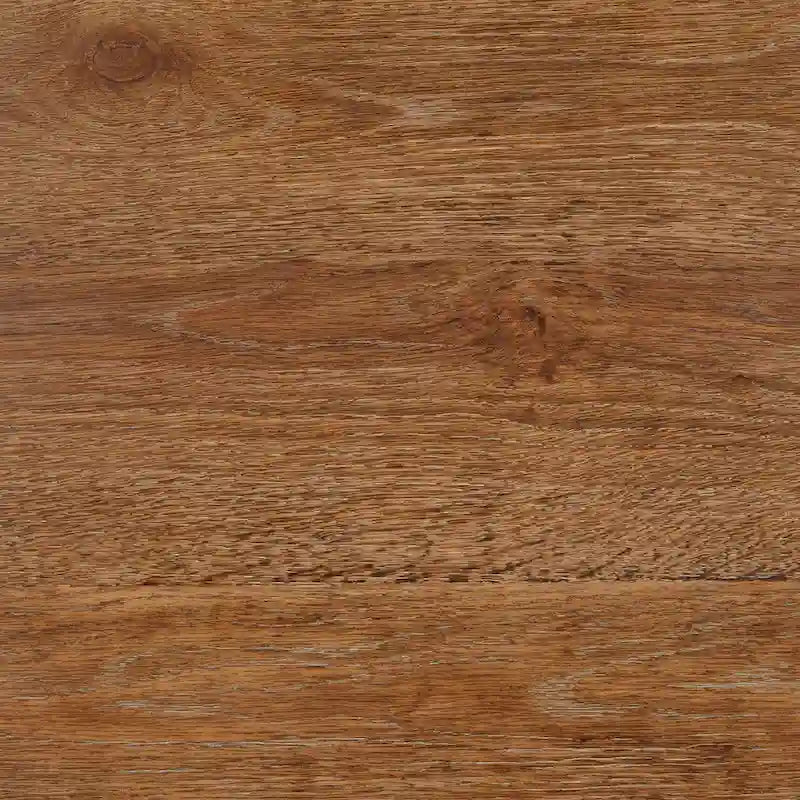 5-Piece Dining Set - Pedestal Table & 4 Upholstered Chairs, Modern Farmhouse, Weathered Driftwood, 45.3" Round, Button Tufted